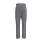 Brunello Cucinelli Gray Cotton Casual Pants