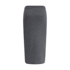 Tom Ford Gray Cashmere Long Skirt