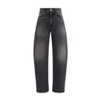 Haikure Black Cotton Relaxed Fit Jeans