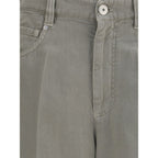 Brunello Cucinelli Bicolor Cotton Relaxed Fit Jeans