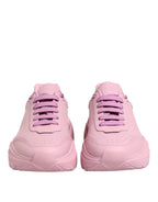 Dolce & Gabbana Pink Leather Daymaster Low Top Sneakers Shoes