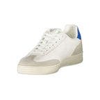 Blauer White Leather Men Sneaker