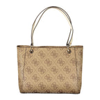 Guess Jeans Beige Polyethylene Women Handbag