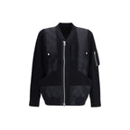 Sacai Black Cotton Bomber