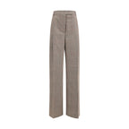 Rohe Beige Fleece Wool Casual Pants