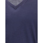 Brunello Cucinelli Blue Cashmere Cashmere Sweater