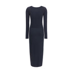 Marant Etoile Black Modal Casual Dress