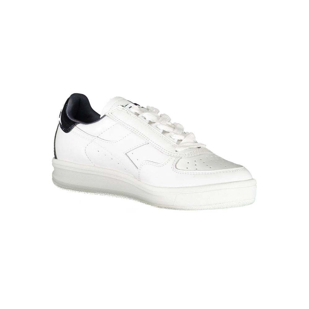 Diadora White Fabric Sneaker