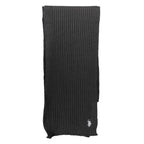 U.S. POLO ASSN. Black Wool Unisex Scarf