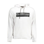 Cavalli Class White Cotton Men's Sweater