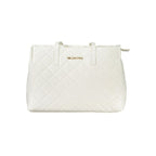 Mario Valentino White Polyethylene Handbag
