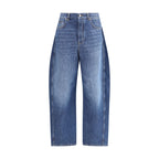Givenchy Blue Cotton Relaxed Fit Jeans