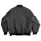 Diego Venturino Black Polyester Men Bomber Jacket