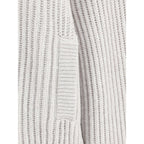 Brunello Cucinelli White Cashmere Cardigan