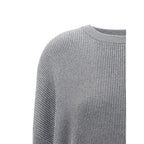 Brunello Cucinelli Gray Cotton Sweatshirt