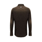 Dolce & Gabbana Brown Denim Shirt