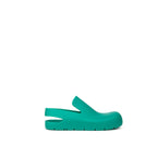 Bottega Veneta Green Cotton Slippers
