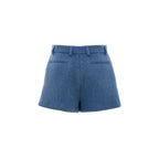 Gucci Blue Wool Shorts