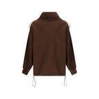 The Attico Brown Cotton Sweatshirt