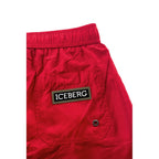 Iceberg Red Polyester Men Swim Short