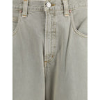 Agolde Gray Cotton Jeans Denim