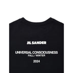 Jil Sander Black Cotton Long Dress
