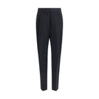 Fabiana Filippi Black Acetate Casual Pants