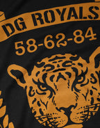 Dolce & Gabbana Black DG Royals Cotton Crew Neck T-shirt