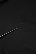 Dolce & Gabbana Black Embossed Logo Cotton Crew Neck T-shirt