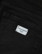 Dolce & Gabbana Black Cotton Skinny Mid Waist Denim Jeans