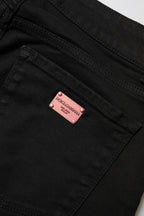 Dolce & Gabbana Black Cotton Skinny Mid Waist Denim Jeans