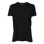 Dolce & Gabbana Black Cotton DG Print Short Sleeve Top T-shirt