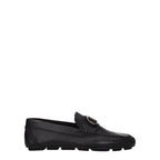 Valentino Garavani Black Leather Slip-On Loafers