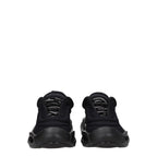 Dolce & Gabbana Black Fabric Chunky Sneakers