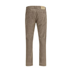 PT Torino Beige Cotton Casual Pants