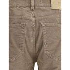 PT Torino Beige Cotton Casual Pants