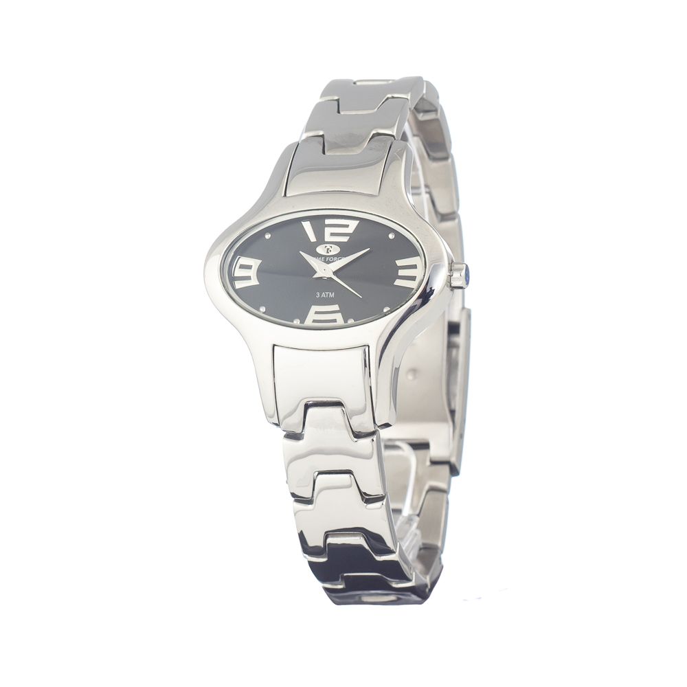 Time Force Silver Stainless Steel Dress Watch