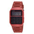 Casio Red Resin Digital Watch
