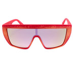 Italia Independent Red Acetate Sunglasses