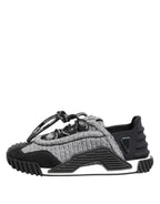 Dolce & Gabbana Black Gray NS1 Low Top Sneakers Shoes