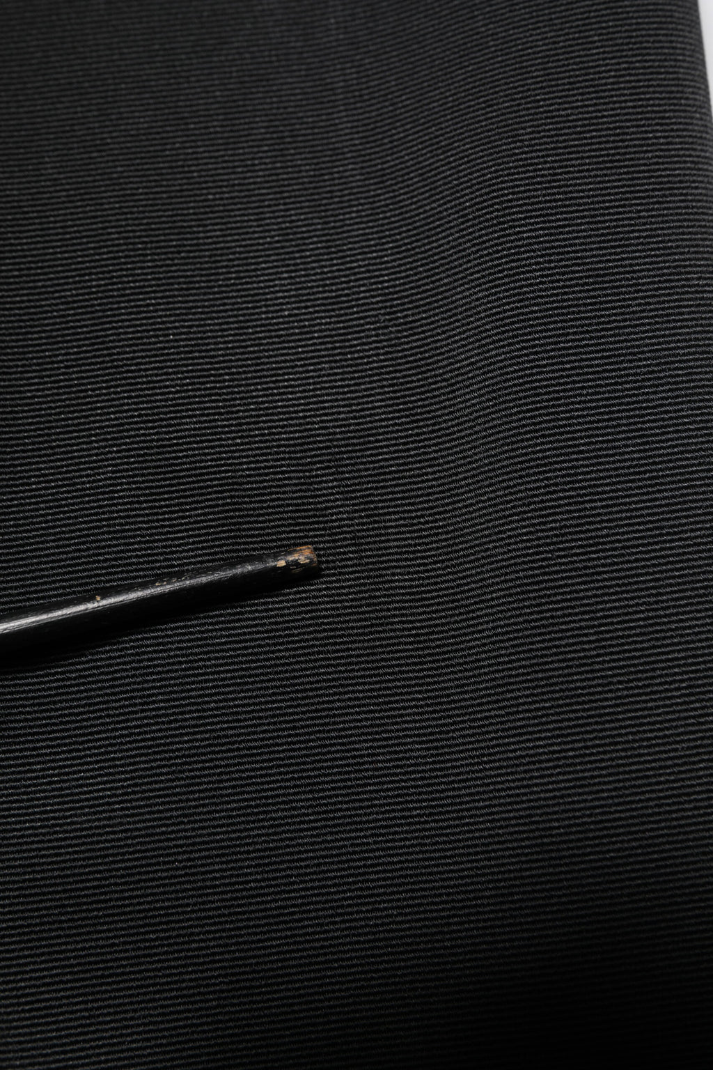 Dolce & Gabbana Black Acetate HighWaist Tapered Trouser Pants