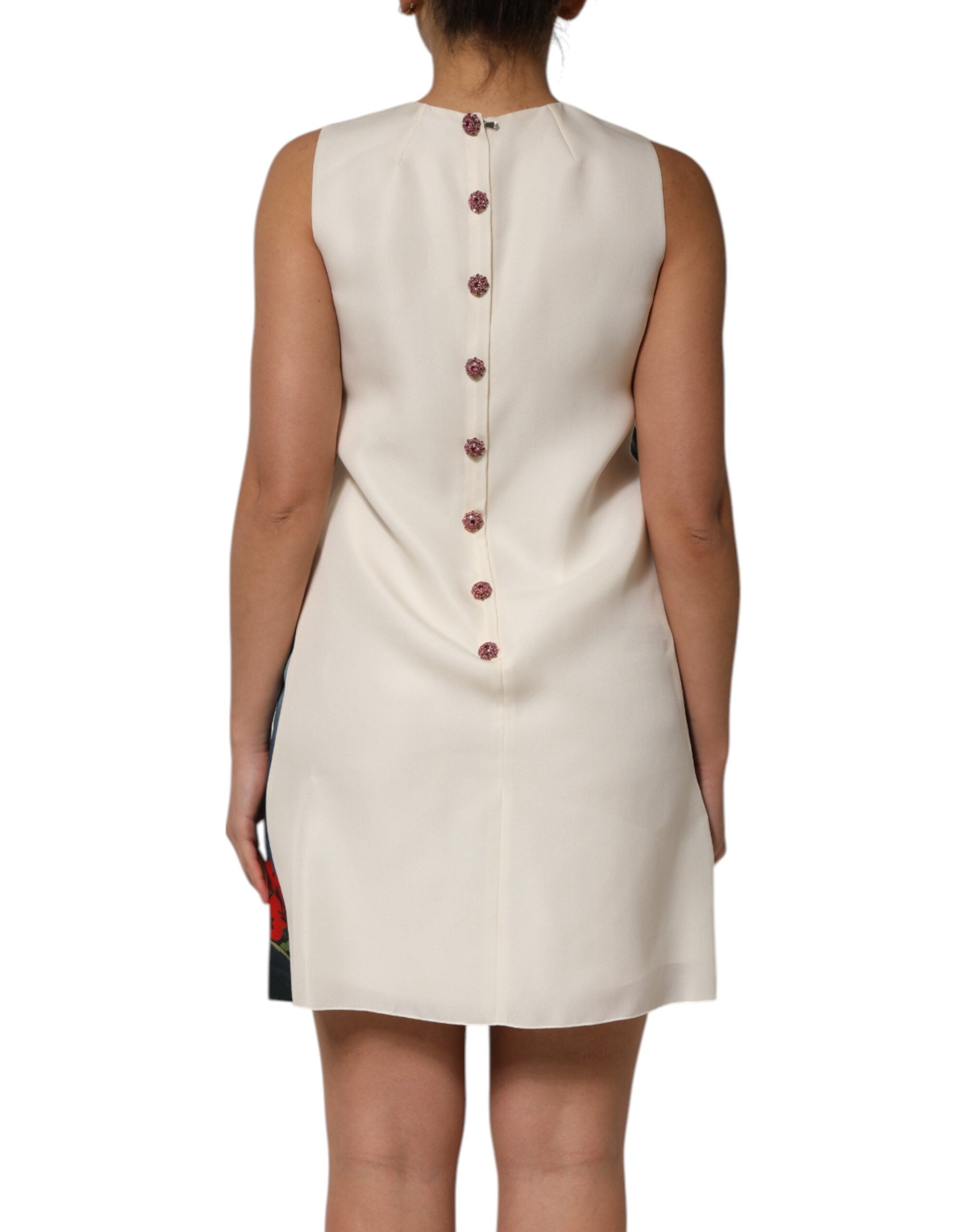 Dolce & Gabbana Multicolor Crystal Embellished Mini Dress