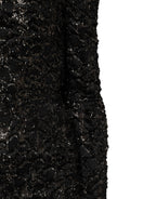 Dolce & Gabbana Black Sequin Bouclé Tweed Sheath Dress