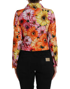 Dolce & Gabbana Multicolor Daisy Print Floral Fantasy Jacket