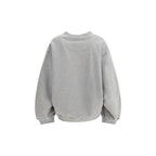 The Attico Gray Cotton Sweatshirt