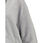 The Attico Gray Cotton Sweatshirt