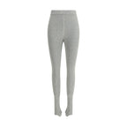 Magda Butrym Gray Linen Leggings