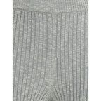 Magda Butrym Gray Linen Leggings