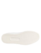 Dolce & Gabbana White Crown Bee Leather Low Top Sneakers Shoes