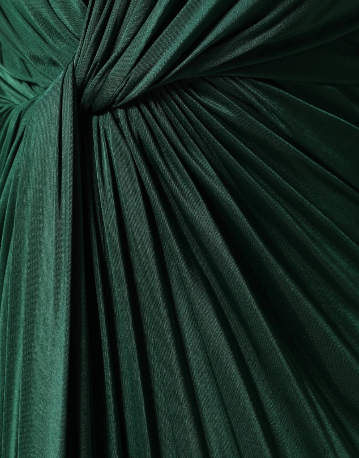 Dolce & Gabbana Dark Green Viscose Long Sleeve Midi Dress